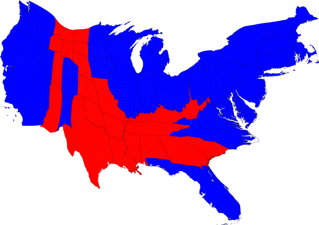 2008 Election Results Map