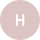 Image of the letter H in a circle