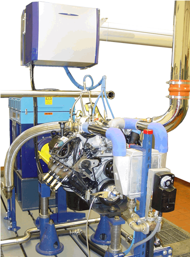 International V-8 Diesel Engine with AVL Dynamometer