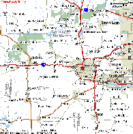 Washtenaw County road map