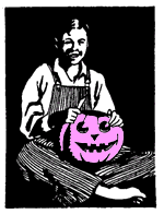 If you're seeing this text, you wouldn't be able to view this image either. It's no big deal. It's a picture of a boy with a pumpkin. What the hell was I thinking? Why even waste anyone's time with something so insipid? But have you thought of obtaining a graphical browser? Not that you have to.