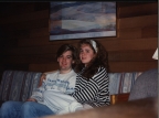 Chris and Rikki Skiiing in Vermont (1989)