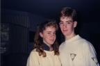 Chris and Rikki in 1988