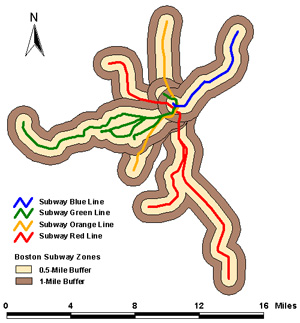 Subway Buffer Zones