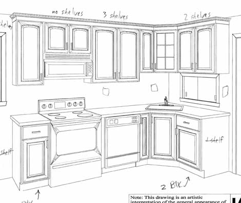 Designingkitchen Floor Plan on Kitchen Picture And Plan   Kitchen Design Photos