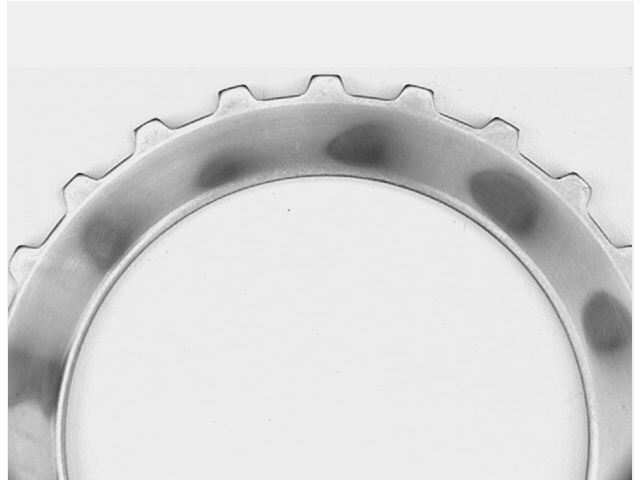 clutch plate after a single engagement