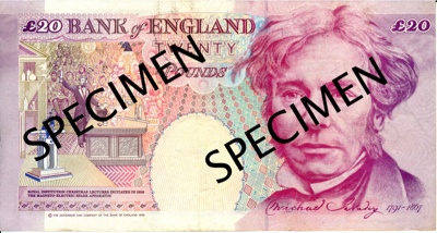 Faraday 20 British Pounds