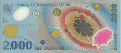 Total Solar Eclipse, 2000 Romanian Lei