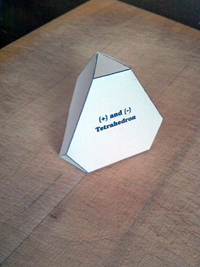 (+) and (-) Tetrahedron