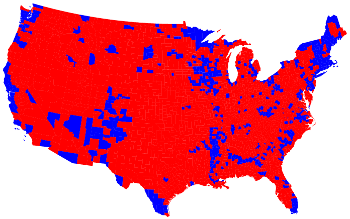 Us Map Republican Democrat
