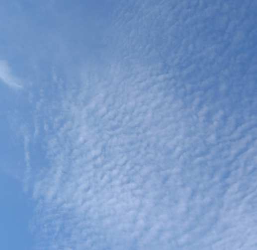 sky with cloud ribs