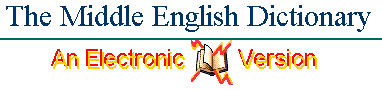 Electronic Middle English Dictionary