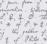 Excerpt of Newton's Alchemical Manuscript