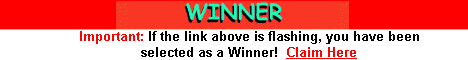 You're A Winner!