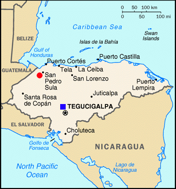tegucigalpa honduras map. city of Tegucigalpa did