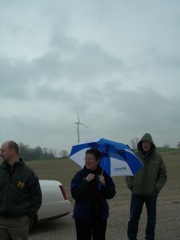 Deb at Wind Farm